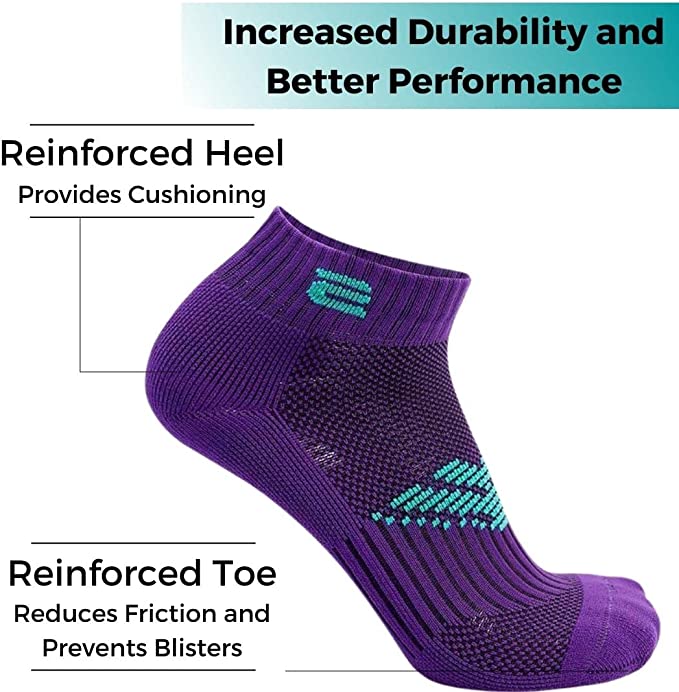 5 Pair Pro Ankle Compression Socks - Image 5