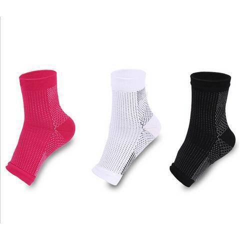 Compression Foot Sleeves - Open Toe Socks for Plantar Fasciitis and Arch Pain - Image 4