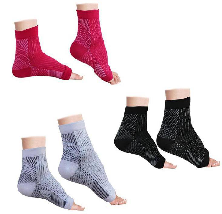 Compression Foot Sleeves - Open Toe Socks for Plantar Fasciitis and Arch Pain - Image 6