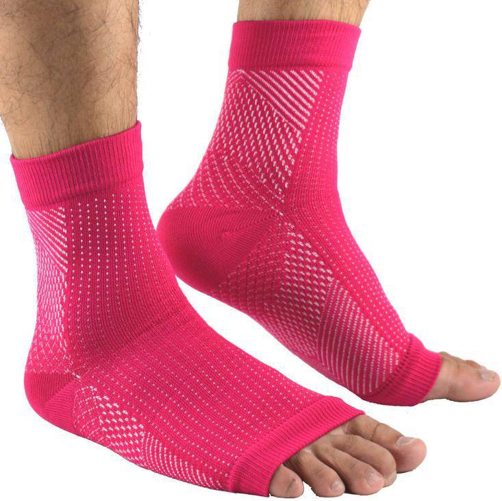 Compression Foot Sleeves - Open Toe Socks for Plantar Fasciitis and Arch Pain - Image 8