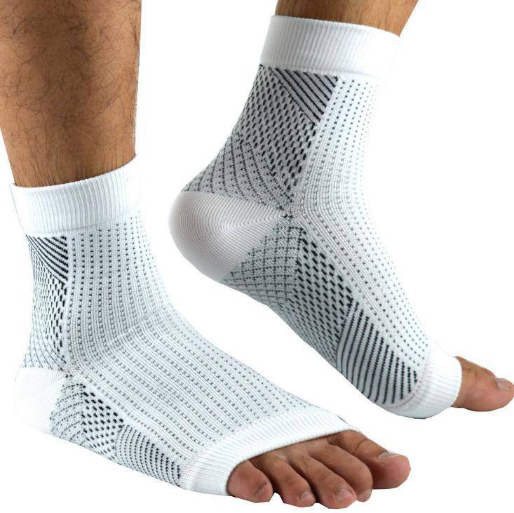 Compression Foot Sleeves - Open Toe Socks for Plantar Fasciitis and Arch Pain - Image 9