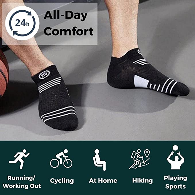 3 Pair Pro Ankle Compression Socks for Men - Image 4