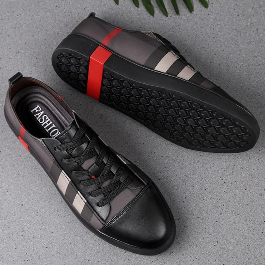 Men's Anti-slip Leather Shoes - Casual - Light weight - Image 4