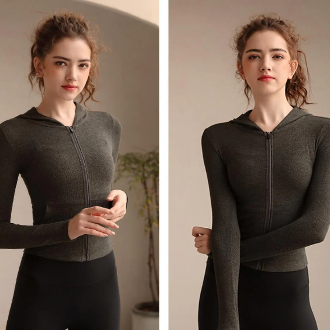 Slim Fit Track Jacket For Women - Image 5