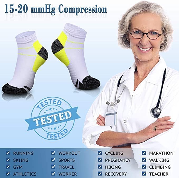 6 Pair Compression Socks - Image 3