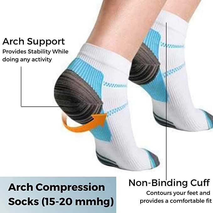 6 Pair Compression Socks - Image 5